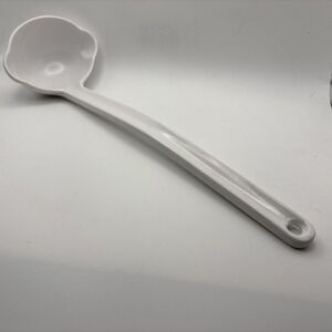 Vtg Trudeau Measuring Ladle‎ White Melamine Plastic Gravy Retro Kitchen Tool 13"